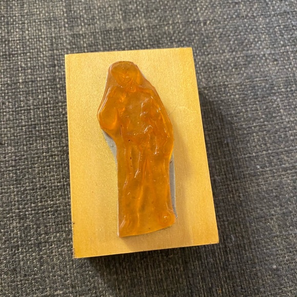 RUBBER STAMP Michelangelo DAVID Nude Male Statue - Picture 3 of 5